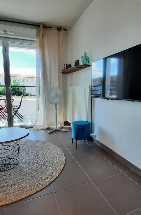 Cosy T3 Gare Terrasse + Parking Appartement Sète Buitenkant foto